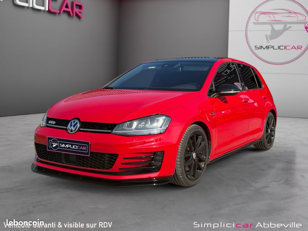 VOLKSWAGEN GOLF VII 2.0 TDI 184 BLUEMOTION TECHNOLOGY GTD DSG6 5P 184Ch Garantie 12 mois (image 5)