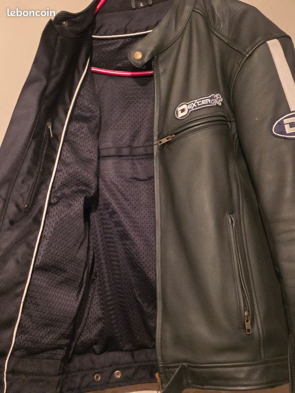 Veste cuir Moto Dexter D63 Équipement moto