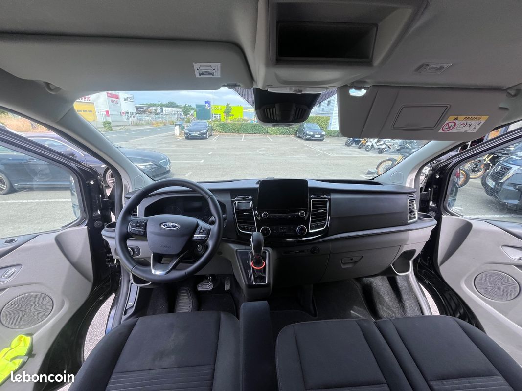 Ford transit custom cabine approfondie 320 l2h1 2.0 ecoblue 130 bva limited prix ttc/tva recuperable (image 13)