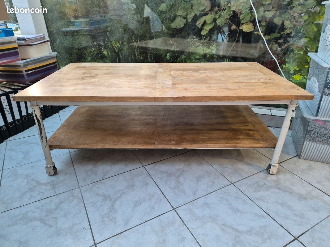 Table basse de salon vintage (image 2)