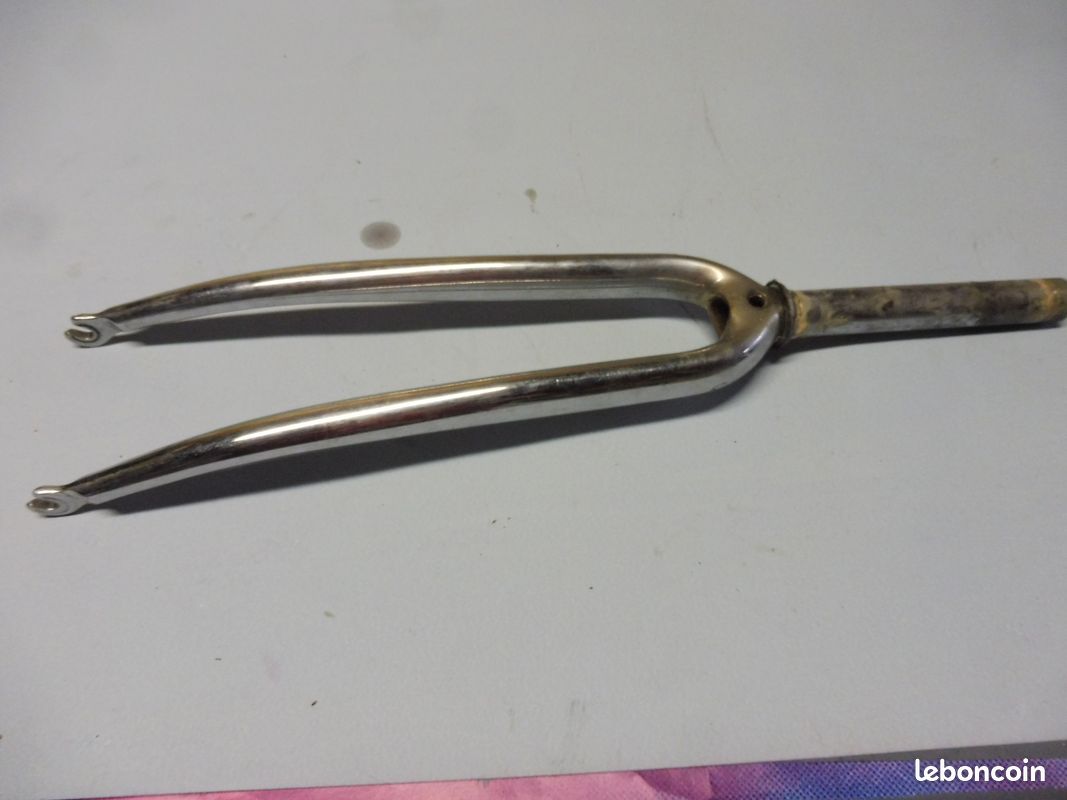 Fourche vélo chromée (image 2)