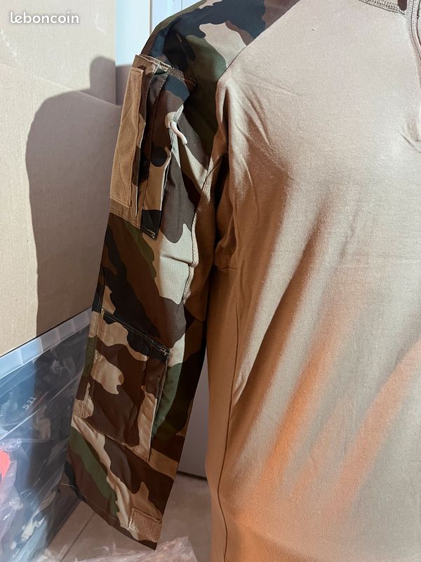 Chemise de combat UBAS camouflage centre Europe fabrication M-SEC/vigilant - Vêtements Chemise de combat UBAS camouflage centre Europe fabrication M-SEC/vigilant - Vêtements