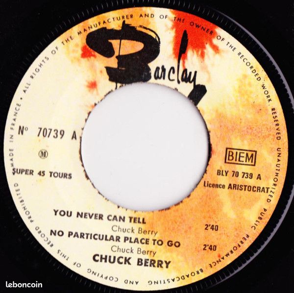 Chuck Berry – You Never Can Tell...45T (image 2)