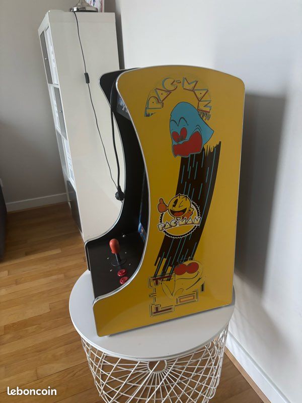 Borne D'arcade Pac-Man Originale 1980 - Rare, état De Marche Parfait, Avec Monnayeur