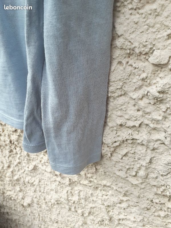 T-shirt 10 ans bleu avec licorne manches longues fille (image 4)