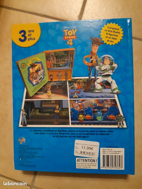 Livre Figurines et Contines thème Toy Story (image 3)