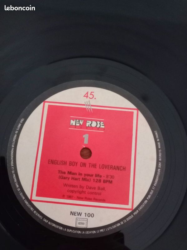 Vinyle Maxi 45T English Boy on the loveranch (image 4)