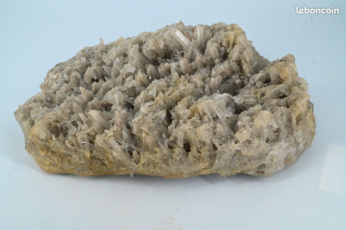 Amas de cristaux de Quartz Chamonix France 8,8 kg minérale Collection (image 1)