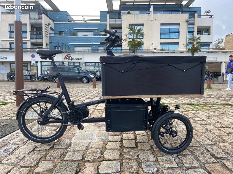 Vélo cargo triporteur pendulaire électrique Chike E-Cargo (image 1)