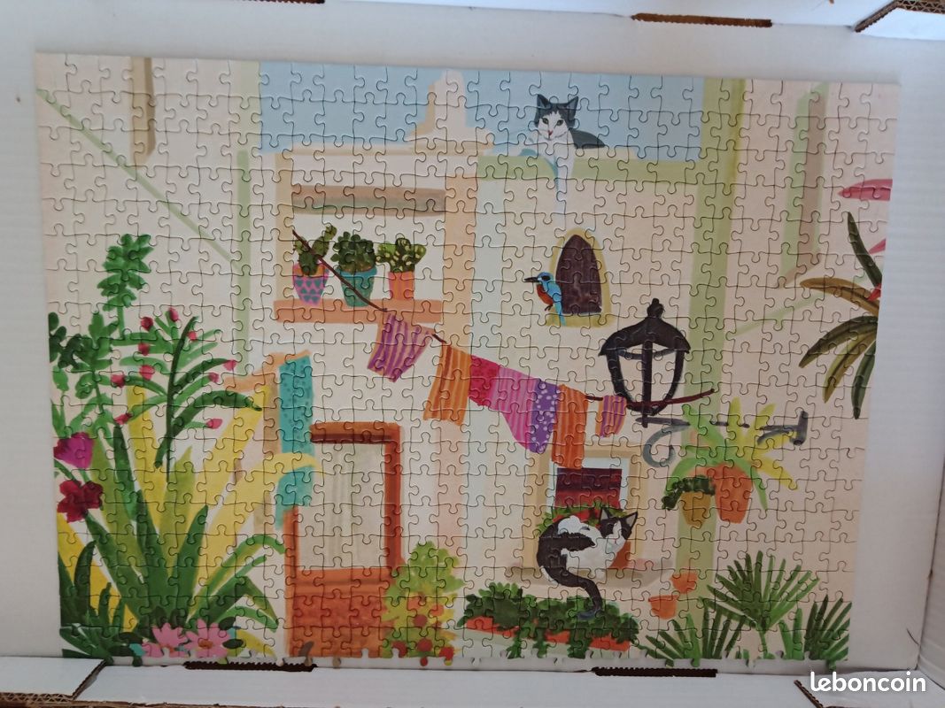 PUZZLE PIÈCES & PEACE 1000 pièces COMPLET n° 2 (image 6)