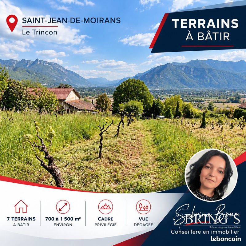 Terrain 700 m² · à Saint-Jean-de-Moirans · 700 m² · 162 500 €