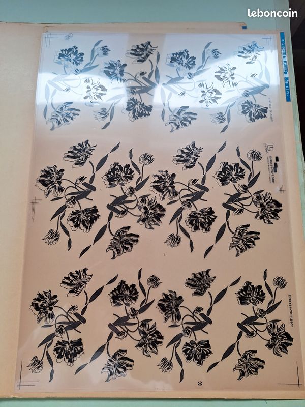 Serigraphie fleurs (image 1)