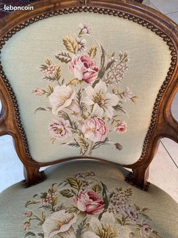 Fauteuils style Louis XV (image 3)