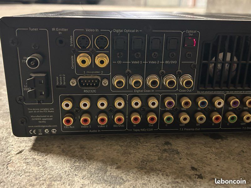 Cambridge Audio Azur 551R – Amplificateur Home Cinéma 7.1 (image 5)