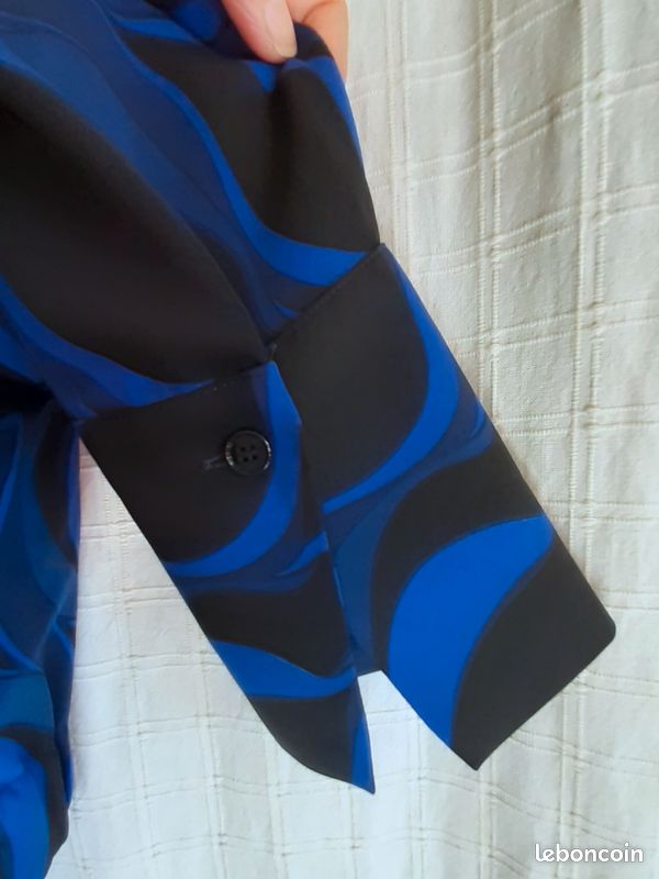 Chemisier-tunique Zara Bleu Marine - Taille S/M, Occasion Très Bon état, Style Marin