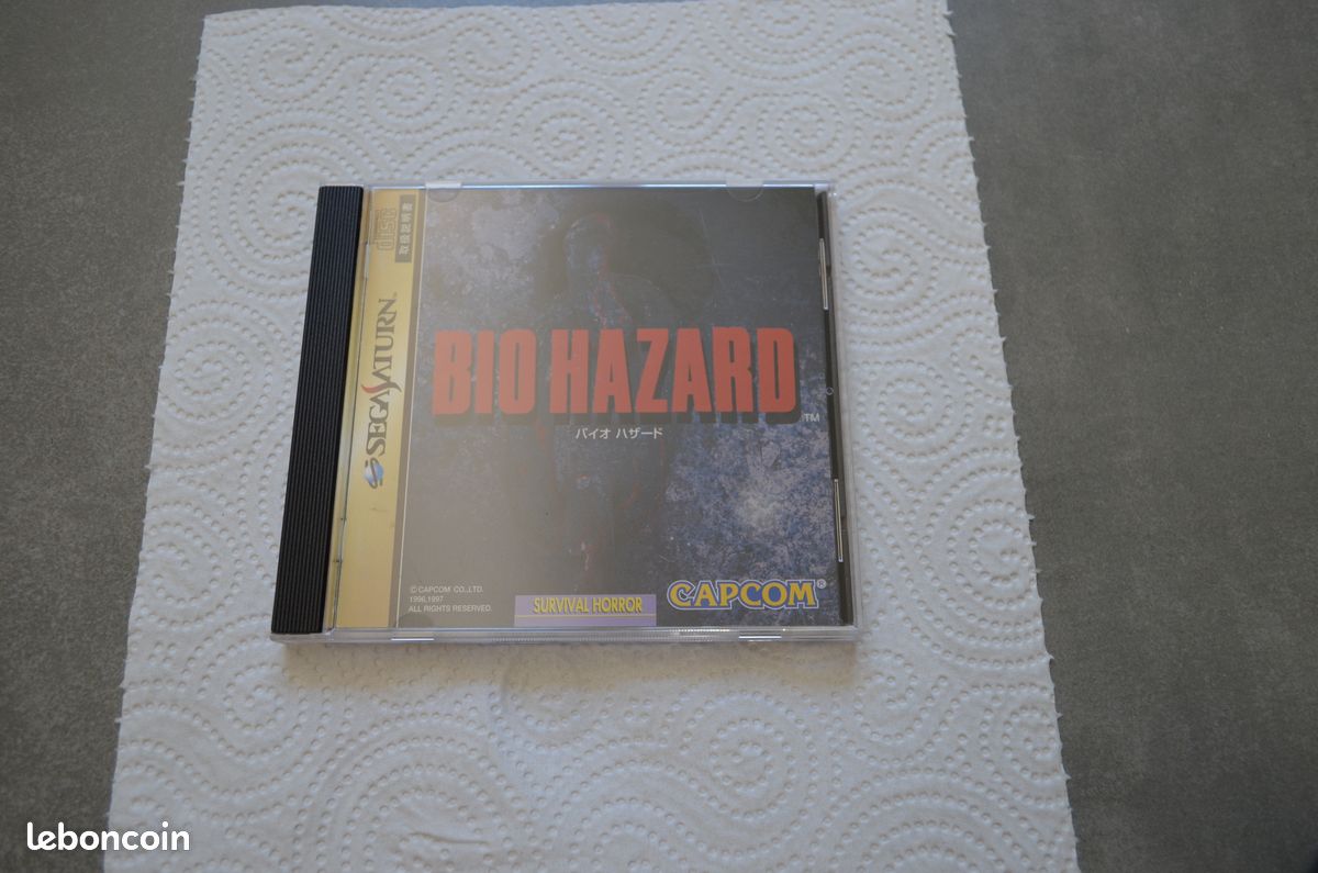 Jeu Vidéo Bio Hazard Pour Sega Saturn - Version Collector, Bon état Général, Boîtier Inclus