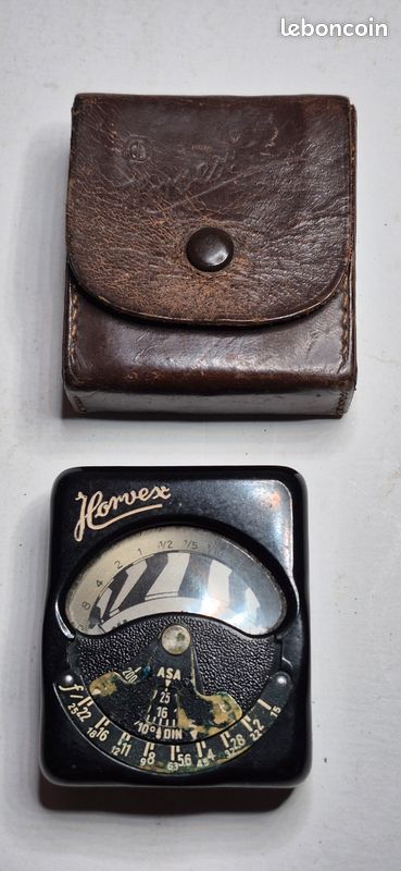 ANCIEN POSEMÈTRE PHOTOÉLECTRIQUE Leningrad avec sa boite sa sacoche et
