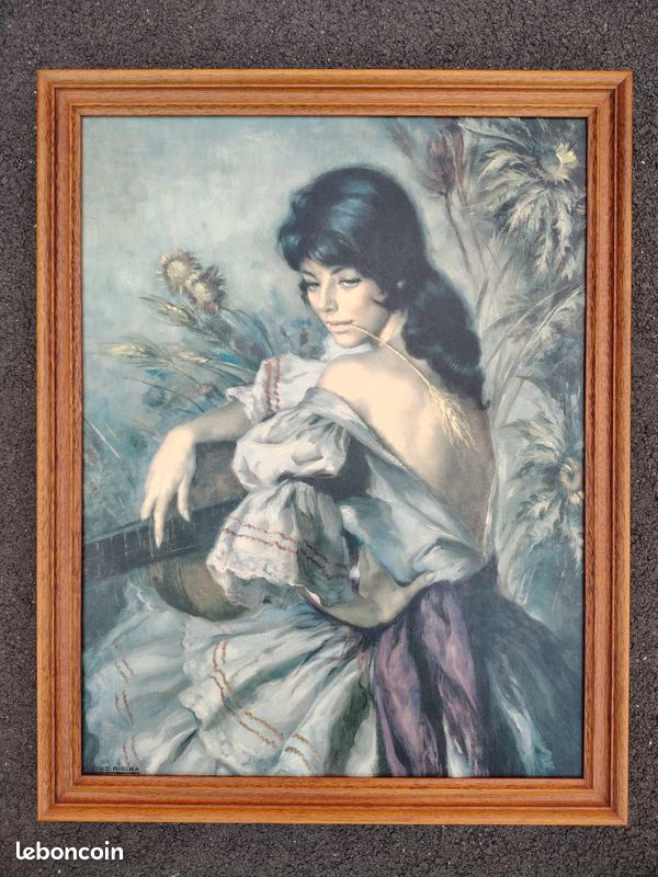 Grand tableau reproduction de franciso ribeira de 82 par 65 (image 1)