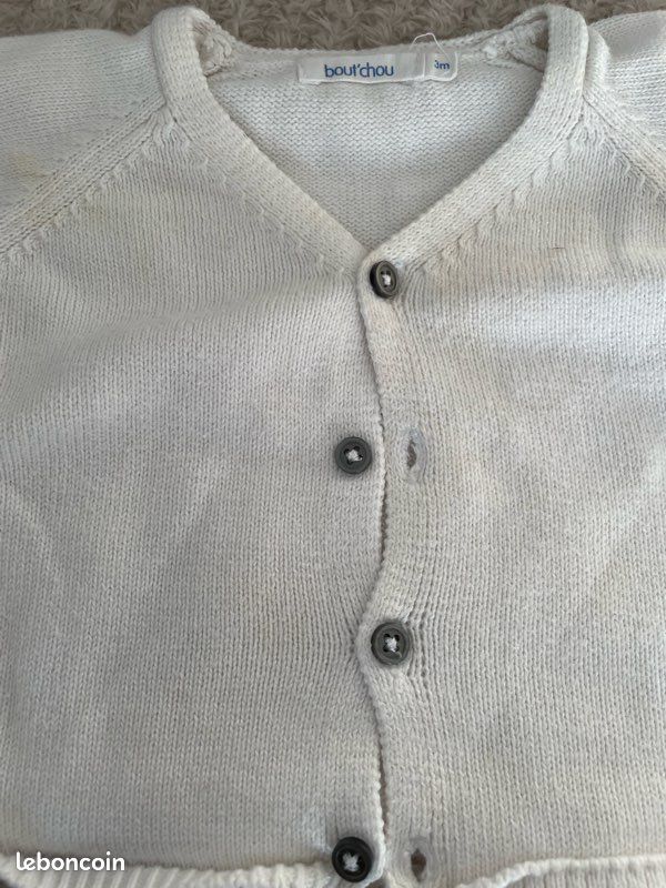 Gilet fille taille 3 mois (image 4)