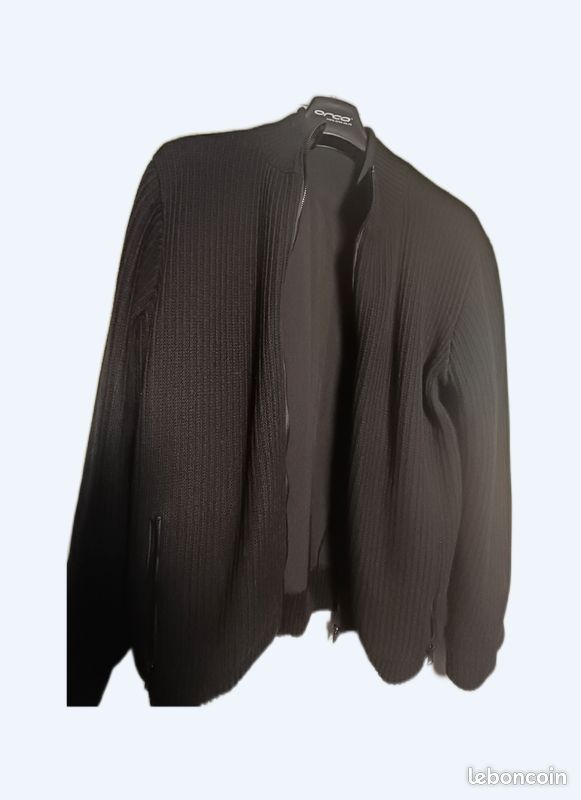 Gilet Noir Devred Pour Homme - Taille XL - Style College En Coton Mixte