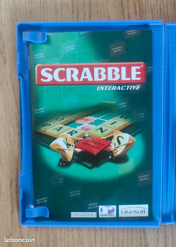 Jeu PS1 Scrabble Version Française - Très Bon état - Complèt Avec Boîte Et Instructions