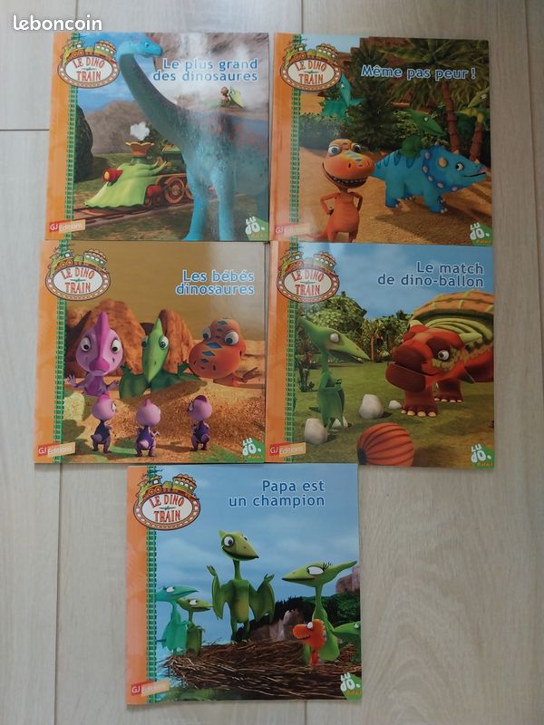 Livres enfant, 5 tomes Dino train, Ludo zouzous (image 1)