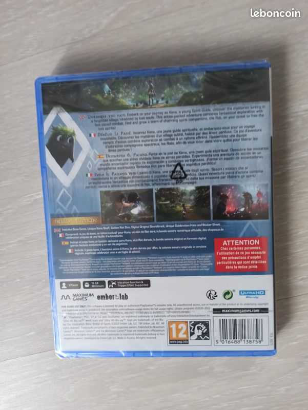 Jeu Scellé Kena Bridge of Spirits Deluxe Edition sur PS5 neuf sous blister jamais ouvert (image 2)
