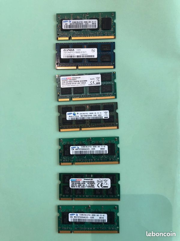 Barrettes mémoires - Pc portable - A saisir (image 1)