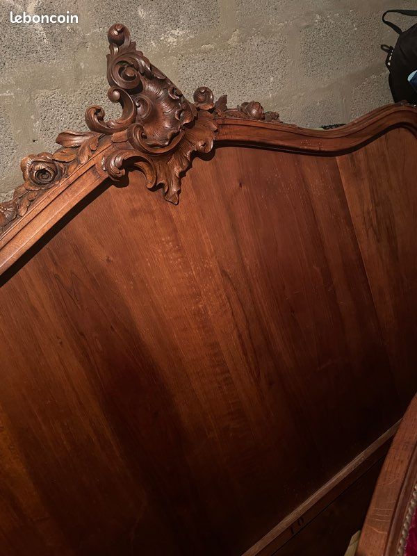 Tête de lit ancienne baroque Louis XV (image 2)