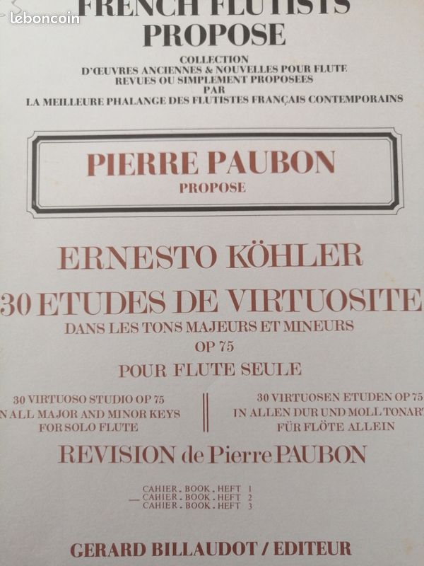 30 Studi Virtuosi Op.75 - Spartito Per Esercitazione Musicale - Foto 2