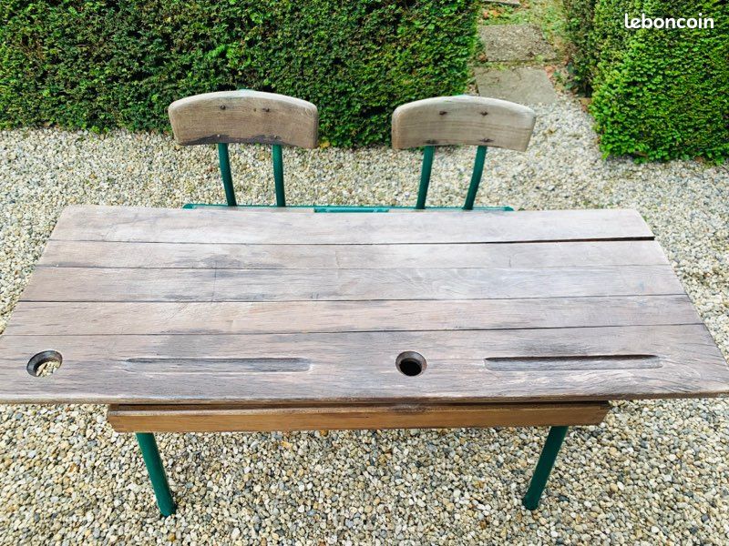Bureau d’écolier vintage (image 2)