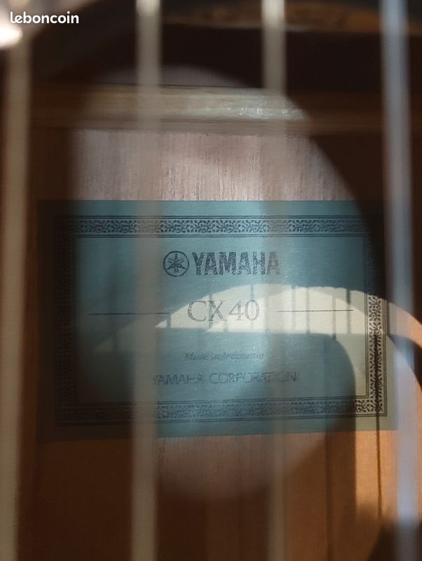 Guitare Yamaha CX40 classique Etude Electroacoustique (image 7)