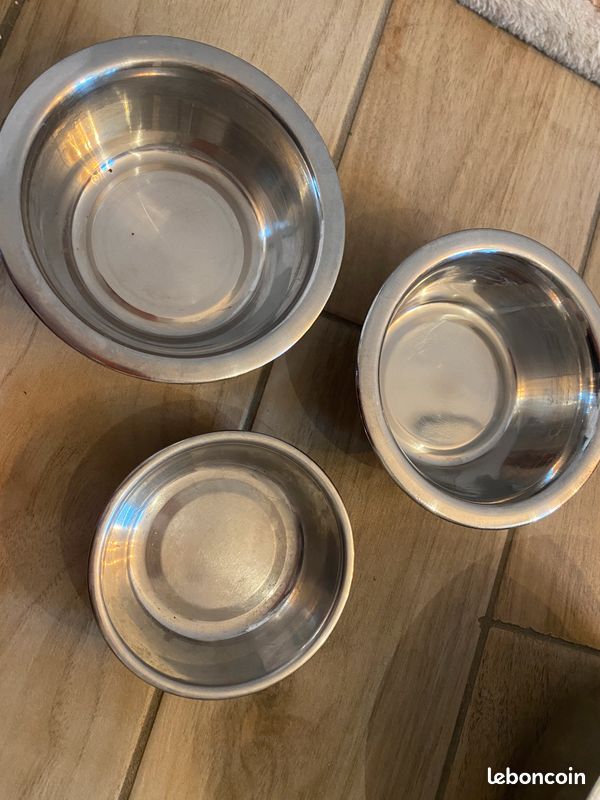 3 gamelles inox chat (image 1)