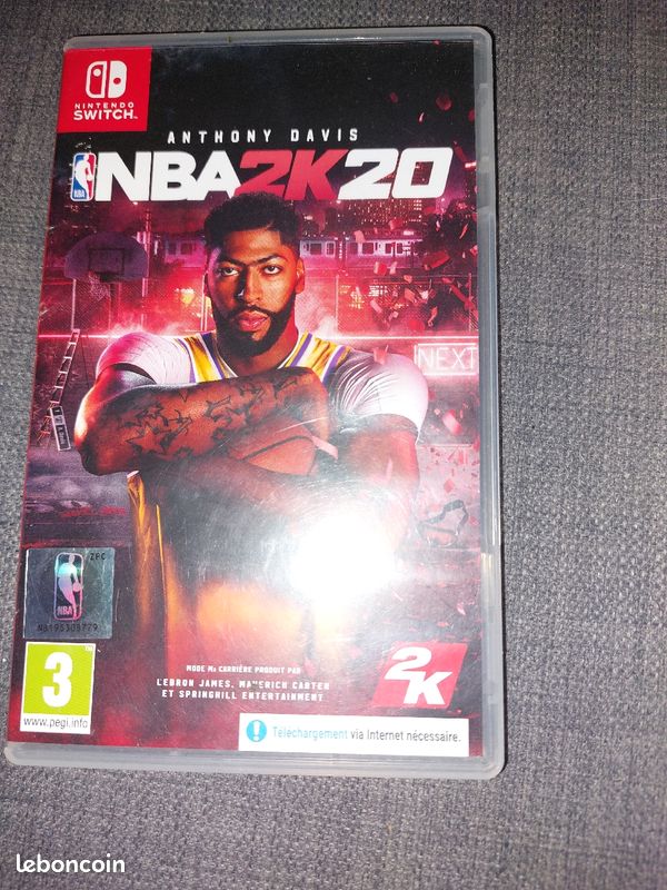 Jeu switch NBA 2K20 (image 1)