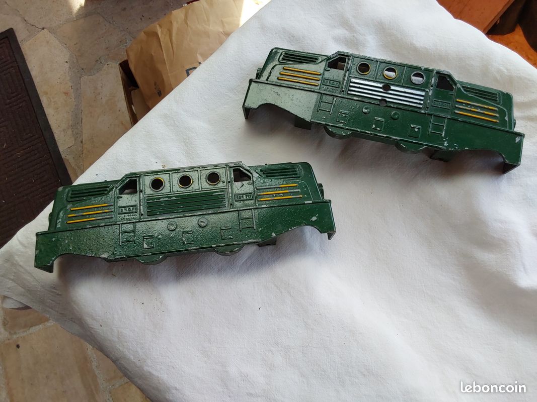 Locomotive Électrique BLZ 1B1 711 Échelle 0 - Vintage Acier Vert Années 50 - Non Testée