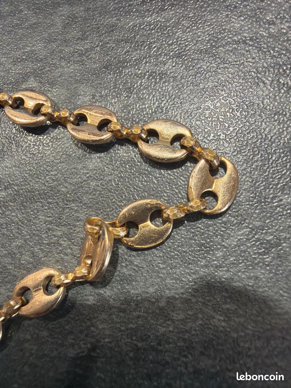 Vend ensemble collier bracelet plaqué or (image 2)