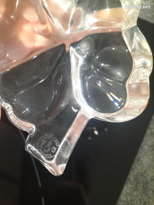 Trèfle crystal de baccarat (image 1)