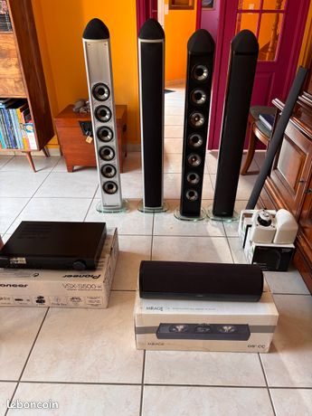 Home cinéma audiophile Mirage (Klipsch)/Pionner/Audience 575