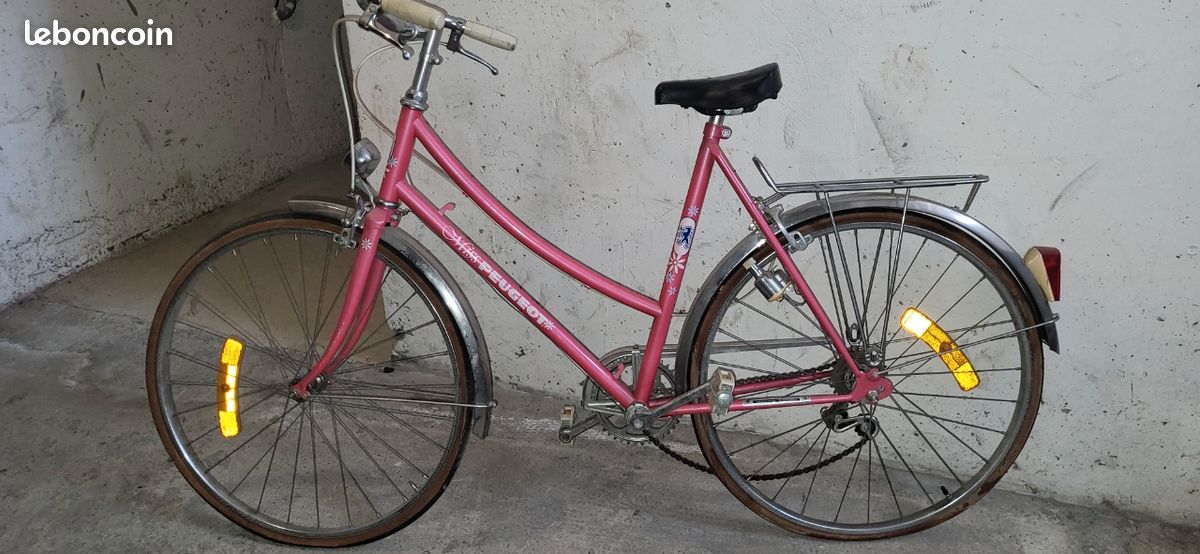 Vélo Enfant Peugeot Miss Metal – Vintage, Fille, Cadre Rose, Collection #C312