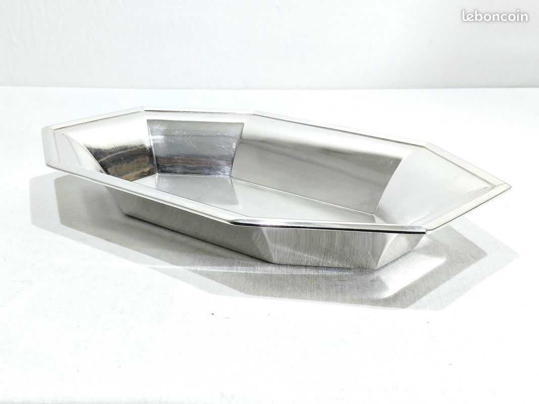 Coupe ancienne Gallia en métal argenté - Décoration