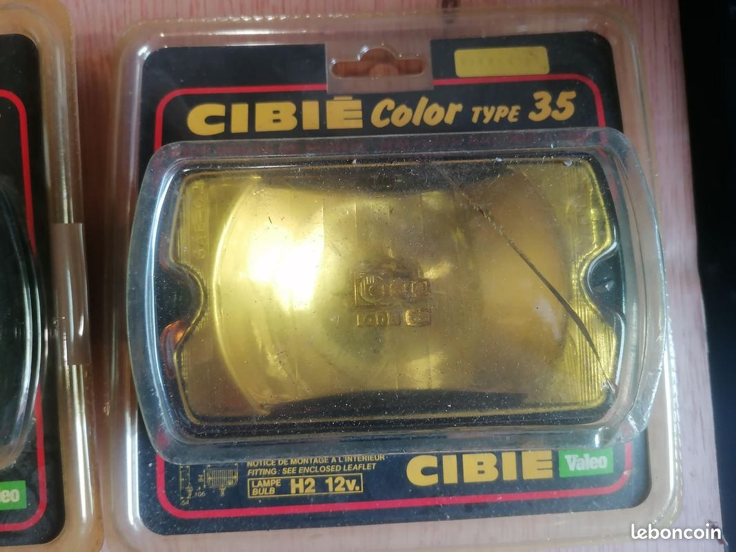 Longue portée Cibié 35 jaune / noir (image 2)