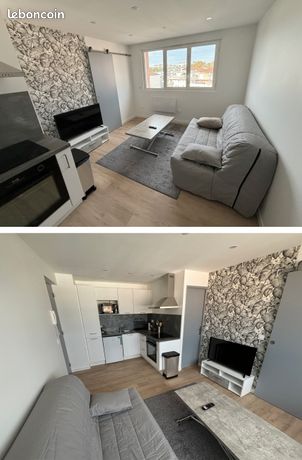 Joli T2 meublé de 27m² entièrement rénové – Dernier étage