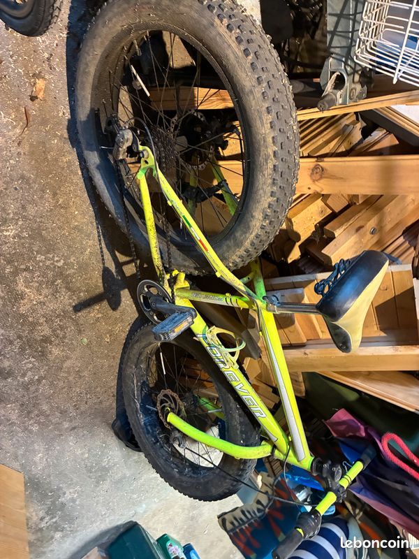 Magnifique fatbike jaune fluo pour enfant 24 pouces x 4 pouces (image 13)
