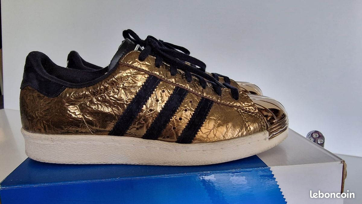 Adidas Originals Superstar 80s Metal Femme Brun TRES RARE