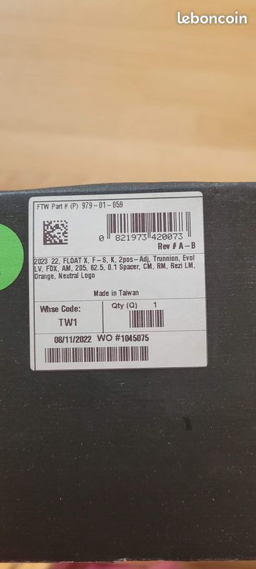 FOX FLOAT X 205x65 (image 3)