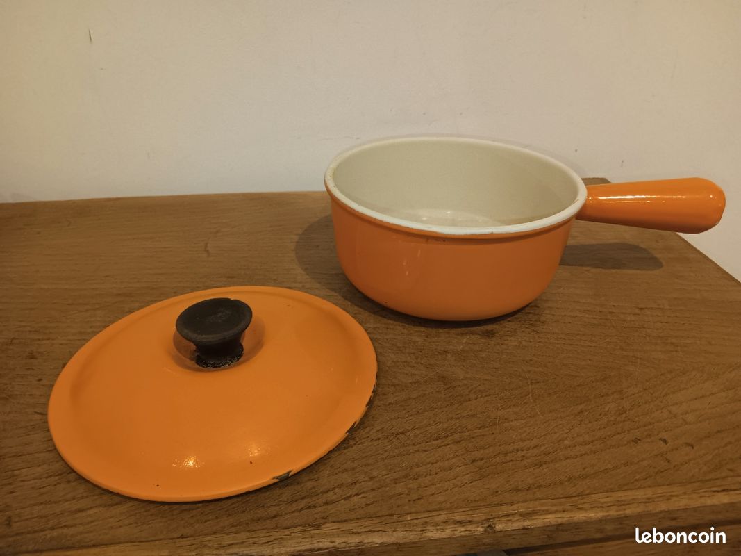 Casserole le creuset fonte émaillée orange diamètre 16 cm (image 8)