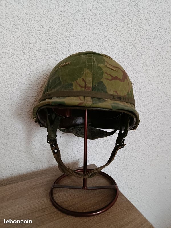 Casque Parachutiste US M1C US Army Guerre du Vietnam Us army (image 3)
