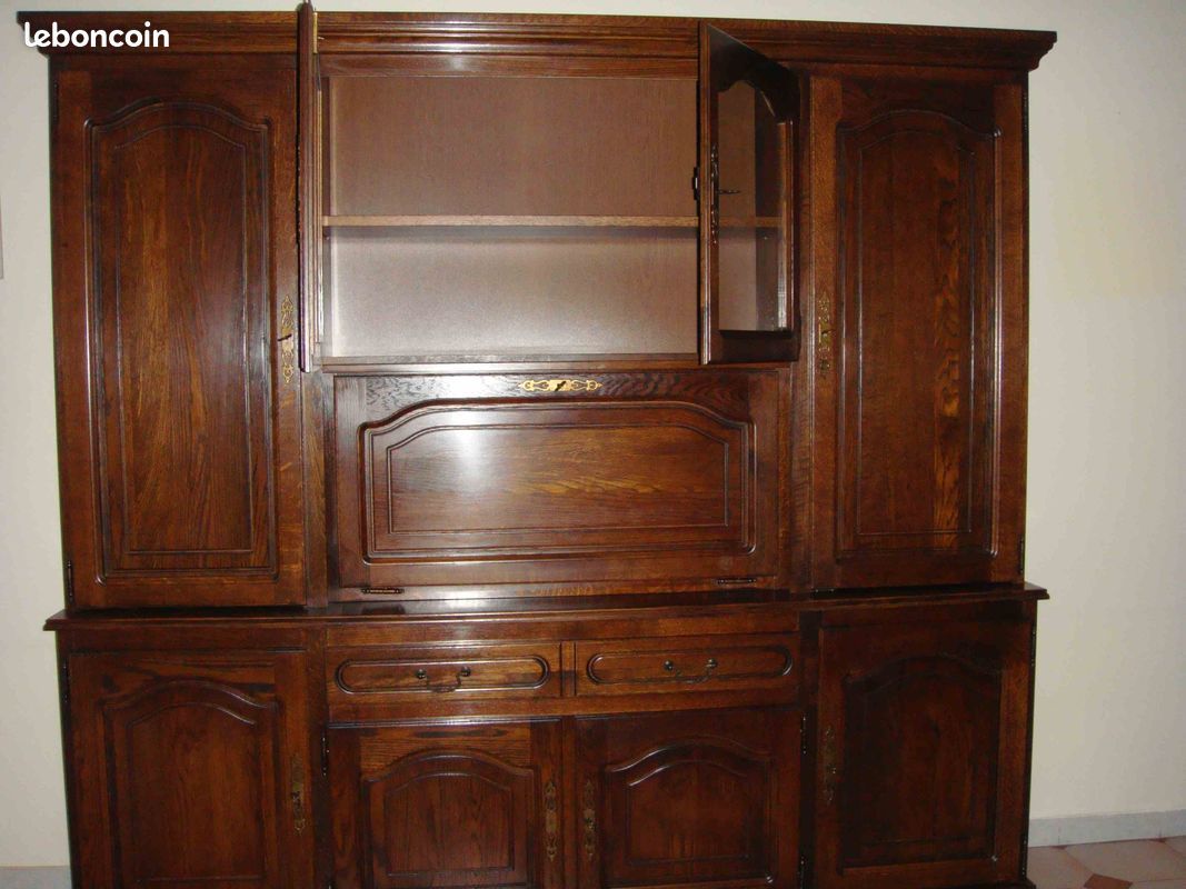 Meuble salon living chêne massif (image 2)