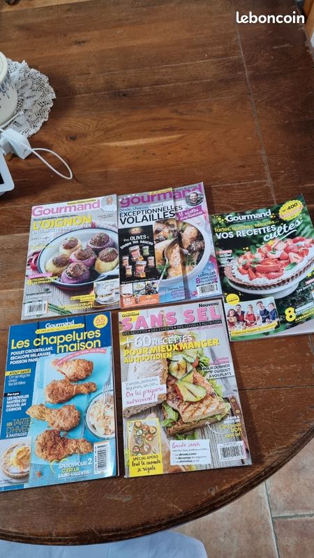 ​Lot de 5 Magazines Gourmand – Recettes & Cuisine (image 1)