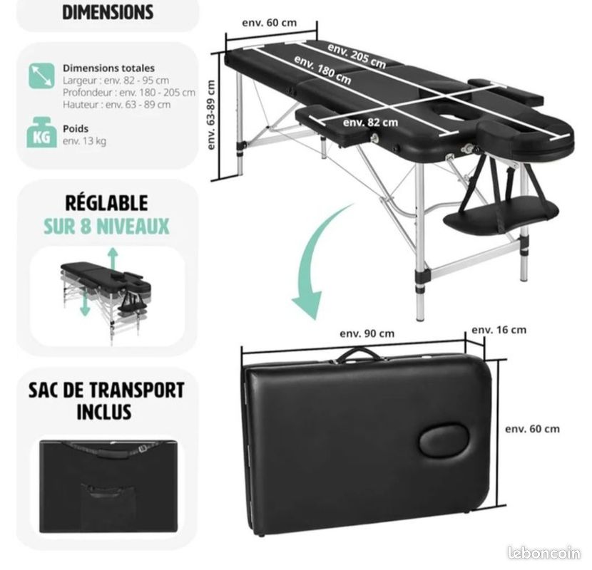 Siège De Table De Massage Vivezen - Neuf Dans Son Emballage D'origine - Fauteuil Pour Massage Relaxant